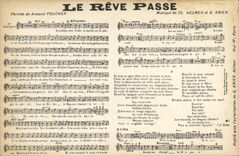 CPA Le reve Passe Armand Foucher Helmer Krier 
