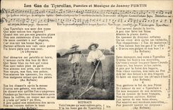 CPA Les gas du Tcarollas Joanny Furtin 