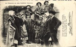 Vintage Postcard songs of illustrated Jean Branch Charibande