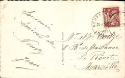 Vintage Postcard songs of illustrated Jean Branch Charibande