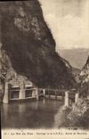 CPA Electricite La val du Fier Barrage de la SHEL Route de Rumilly