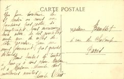 Vintage Postcard Electricity Renaison Stopping of the Spot