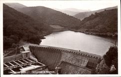Vintage Postcard Lamalou Electricity Baths dam Biconque