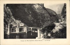 CPA Electricite Gorges du Val de Fier Le barage Barrage