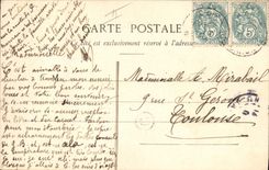 Vintage Postcard Fantasy Women Pebble and Punchinello