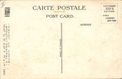 Vintage Postcard Fantasy Illustrator Mich the dog dog Women