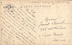 Vintage Postcard Fantaisie Illustrator I will wait like that until the end hairy truth shaves the every day