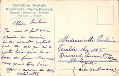 Vintage Postcard Fantasy Margherite Flowers