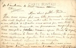 Vintage Postcard Domfront Town of Hung misfortune