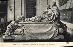 CPA Paris La Sorbonne Tombeau de Richelieu par Girardon 