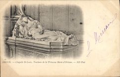 Vintage Postcard Dreux Vault St Louis Tomb of the princess Marie of Orleans