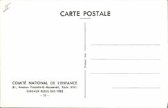 Modern Postcard blue Birds of the fairies