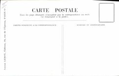 Vintage Postcard Birds the swallow of chimney