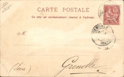 Vintage Postcard Militaria Alpine hunters Clearing of a strategic road in the Alps