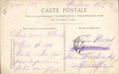 CPA Militaria Chasseurs alpins Vive nos diables bleus