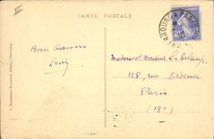 Vintage Postcard Bateau Cherbourg armours It Lorraine