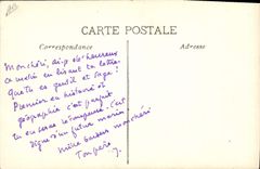 Vintage Postcard Bateau armours It Liberte after the explosion