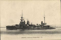 CPA Bateau Liberte Cuirasse de Premier rang