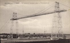 Vintage Postcard Rocherfort Boat on sea Lavoisier under the transporter