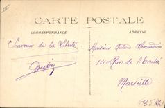 Vintage Postcard Bateau Catastrophe of Freedom Freedom Armours of 15000 tons after the explosion
