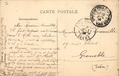 CPA Bateau La Latouche Treville Croiseur de 1ere classe