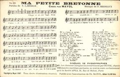 CPA Ma petit bretonne Benech Berniaux Mayol 