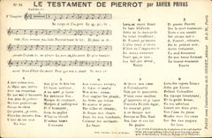 CPA Le testament de Pierrot Xavier Privas 