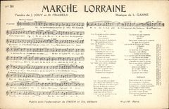 CPA Marche lorraine Jouy Pradels Ganne 
