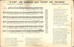 CPA C'est un oiseau qui vient de France Soubise Boissiere 