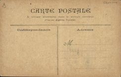 Vintage Postcard rain of the trench Jean Vezere