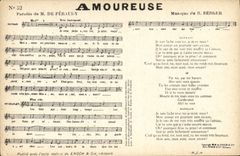 CPA Amoureuse Bergier Feraudy 