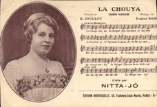 CPA La Chouya Chanson Marocaine Maroc Joullot Nitta Jo Marche des avions Roland Gael Dickson 