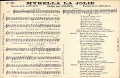 CPA Myrella la Jolie Benech Joanyd Berniaux 