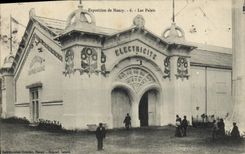 Vintage Postcard Exposure of Nancy the palates Electricity