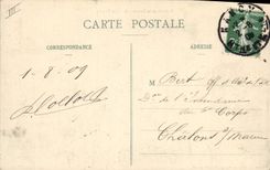 Vintage Postcard Exposure of Nancy the palates Electricity