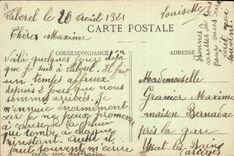 Postal Llegada de las conductas forzadas a la fábrica hidráulica eléctrica de Beynon Electricidad