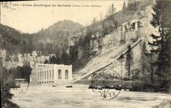 CPA Usine electrique du Refrain Electricite 