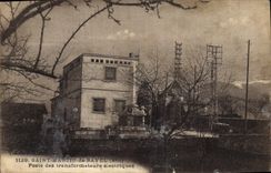 Vintage Postcard Saint Martin de Bavel Posts Electricite electric transformers