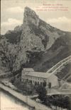 Vintage Postcard Valley of the electric Aude Usine close Axat Entree of the throats of St Georges Electricite