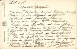 Vintage Postcard Fantaisie Illustrator Child In the countryside it is necessary to get dressed slightly