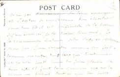 Vintage Postcard Fantaisie Illustrator Children Honeymoon has the fashion Tank Militaria