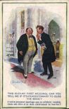 Vintage Postcard Fantasy Illustrator Donald Mc Gill Marriage