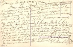 Vintage Postcard Flowers Clover