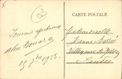 Vintage Postcard Church of Souvigny Tomb of Louis II duke of bourbon and Anne of Auvergne