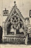 Vintage Postcard Interior Espagnac of the church Tomb of the prioress Elisabeth