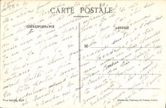 Vintage Postcard Thann and the Engelsburg castle in 1600