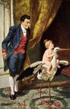 CPA Enfant Cigogne 
