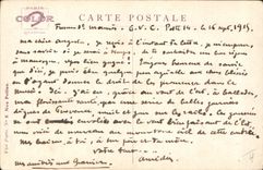 CPA Militaria Chasseurs Alpins 