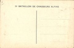 CPA Militaria Chasseurs Alpins 