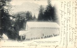CPA Militaria Chasseurs Alpins en marche d'hiver Grande Chartreuse Notre Dame de Casalibus 